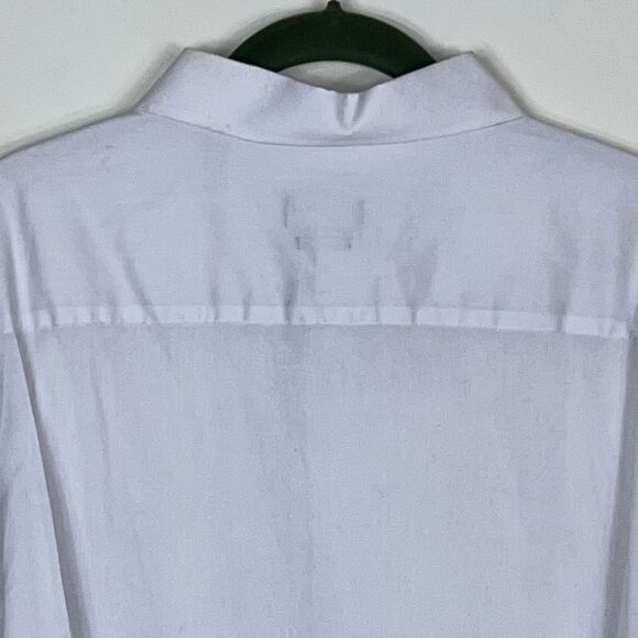 Van Heusen Flex Slim Fit Stretch Men’s White Button Down Shirt - Picture 5 of 9